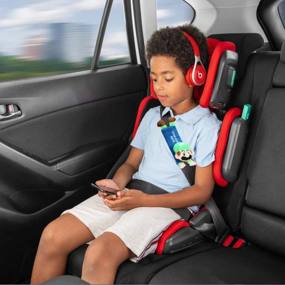 Mario Luigi Plush Car Seatbelt Shoulder Pad, Seat Belt Covers Cushion 2pcs - Picture 3 of 6